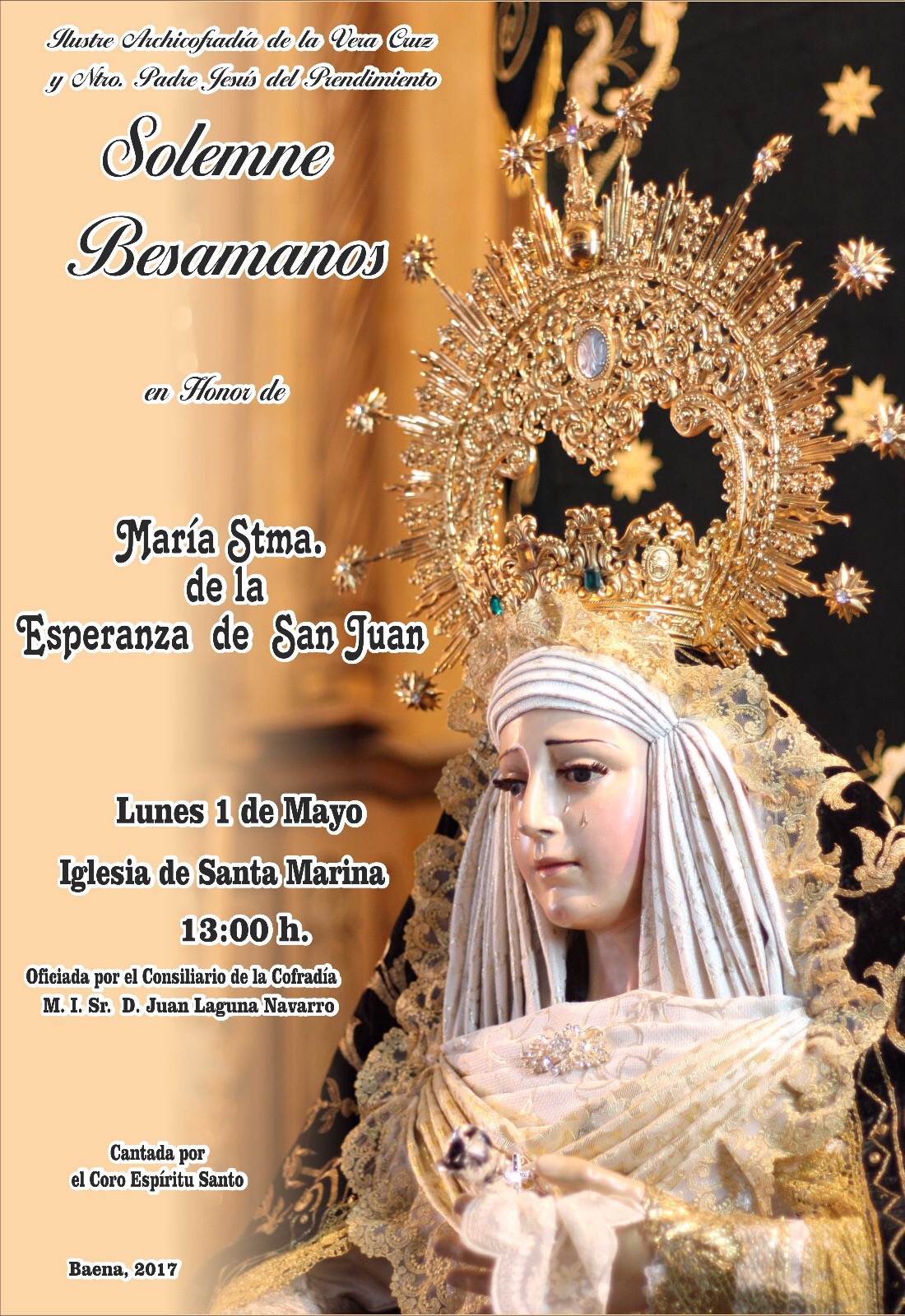 Solemne Besamanos en honor a María Santísima de la Esperanza de San Juan