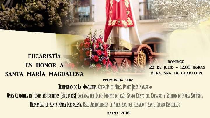 Eucaristía en Honor de Santa María Magdalena
