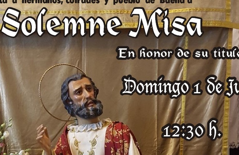 Solemne Misa en Honor a San Pedro