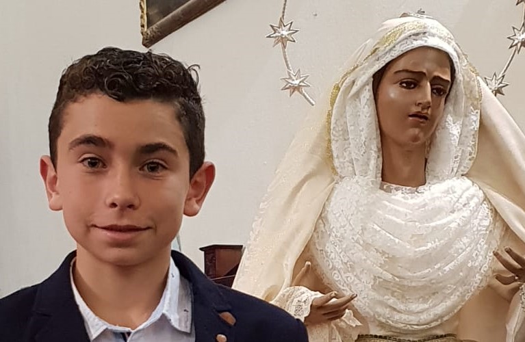 Javier Jesús Muñoz Ocaña Pregonero Infantil de la Semana Santa 2019